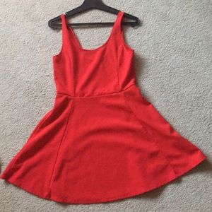 Ruby Red Skater Dress